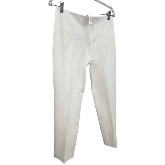 New NWT Chico's The Juliet Ankle Pants Basic In Ecru Size 00 Whit Cream Casual 2 - Picture 3 of 11